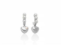 Orecchini Miluna Donna I Gioielli Di Miss Italia in Argento Perla PER2681